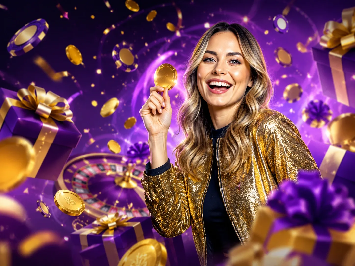Bonus gifts coins celebration